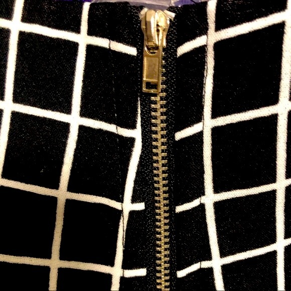 ⭐️HP⭐️ Sophie Rue High Waisted Shorts w/ Pockets Black & White Womens Small - Picture 3 of 7